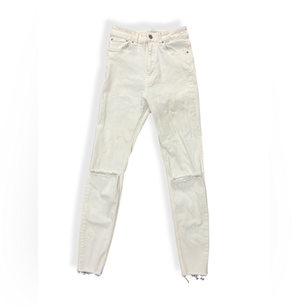 Zara- white skinny jeans